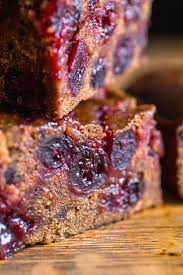 Sticky Cranberry Gingerbread Recipe Recipe Food Gingerbread Recipe Recipes
