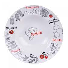 L'assiette en faïence est moins chère que celle en véritable porcelaine, mais les éclats et rayures y sont plus facilement visibles. Assiette A Pates Farfalle 27 Cm Lot De 6 Table Passion Neure Blanc Cdiscount Maison