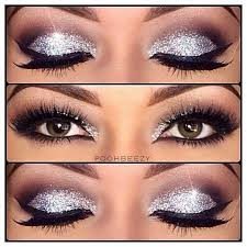 Black And Silver Eyeshadow Looks Pin By Spirit Accessories On Cheer Hair Makeup Eye Makeup Cheer Makeup Makeup