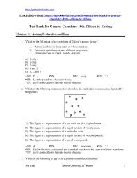 Pin On Test Bank For General Chemistry 10th Edition By Ebbing