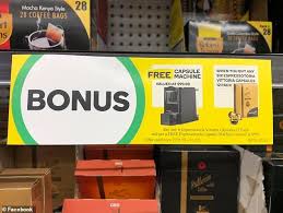 Woolworths coffee machine nespresso pods. Woolworths Is Offering Customers A Free 99 Coffee Machine Daily Mail Online