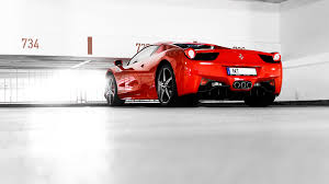Maybe you would like to learn more about one of these? Pictures Ferrari 458 Italia Red Cars Back View 3840x2160