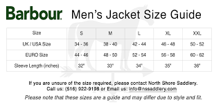 Barbour Sizes Chart Prosvsgijoes Org