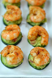 Even though i never tasted cold shrimp until i came to america, these super easy nibblers qualify as perfect irish party food in my book. Cucumber Avocado Shrimp Appetizer To Simply Inspire