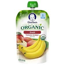 Gerber 2nd Foods Organic Pouch Banana Mango Parenting 101