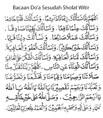 We did not find results for: Doa Witir Tata Cara Dan Doa Setelah Sholat Witir Latin Arab Artinya