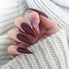 Beautiful Nail Art Design To Try This Season Long Coffin Nails Autumn Nails Nail Colors Fall Nails Nail Polis Burgundy Nails Luxury Nails Trendy Nails