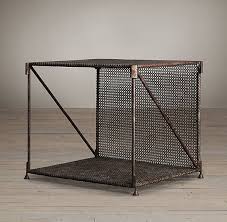 1920s French Metal Side Table Side Item Tables Restoration Hardware Metal Side Table Metal End Tables Living Room Side Table