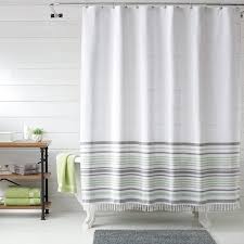 Black And Gray Curtains Walmart Better Homes And Gardens Turkish Stripe Shower Curtain Gray Shower Curtains Striped Shower Curtains Shower Curtains Walmart