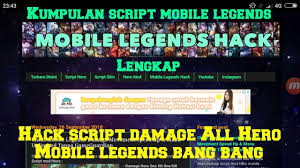 This are the cheats that plagued mobile legends, both past and present. Hack Script Damage Semua Hero Mobile Legends Youtube