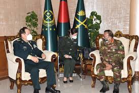 The general was commissioned on 18 june 1978 in armoured corps from bangladesh military academy. Chinese Defence Minister Meets Army Chief Londongb News