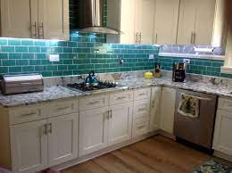 Emerald Glass Subway Tile Green Kitchen Backsplash Kitchen Tiles Backsplash Blue Tile Backsplash Kitchen