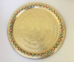Mehndi Thaali Thaal Pooja Thali Indian Wedding Mehndi Ceremony Mehndi Decorative Tray
