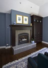 Pin By Megan Leith On How To Make My Dream House Slate Blue Walls Living Room Paint Color Inspiration Blue Living Room