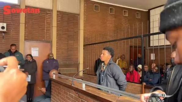 REIGER PARK KILLINGS | Regan Collis, 23, appears in the Boksburg  magistrate's court for the murder of four people in Reiger Park,  Ekurhuleni, on Friday., Video: Michelle Banda