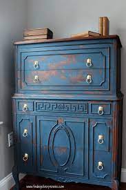 Find distressed colored furniture here So Distressing 6 Ways To Distress Furniture Finding Silver Pennies