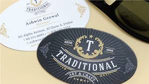 For a specialty shaped business card, visit a site like psprint. Oval Shaped Business Cards 500 Cards For 320 Aed Print Arabia