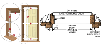 How To Measure For A Storm Or Screen Door Larson Storm Doors
