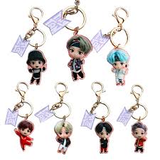Chibi manga naruto chibi chibi cat bts drawings cartoon drawings chibi tutorial chibi poses shinee images of bts. Kpop Bts Acrylic Keychain Bt21 Cute Cartoon Tiny Tan Key Ring Pendant Wish