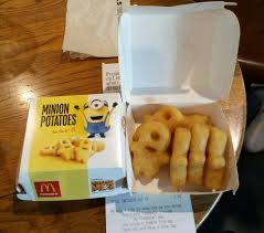 Minion Potatoes At Mcdo Raffles City Singapore