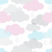 Novidades na versão de fevereiro de 2021 do photoshop para desktop (22.2) e no photoshop para ipad (2.1). Papel De Parede Nuvem Rosa Cinza Quarto Adesivo 10m Ppi243 No Elo7 Toque Pop F272bd