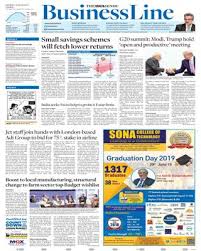 Get Your Digital Copy Of The Hindu Business Line June 29 2019 Issue