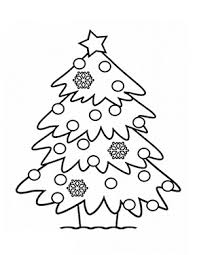 Ausmalbilder Weihnachten Weihnachtsbaum Mit Schneeflocken