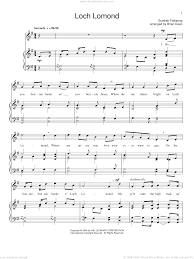 Über 1.250 whiskys sind in online shop. Loch Lomond Sheet Music For Voice And Piano Pdf