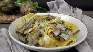 Maybe you would like to learn more about one of these? Pappardelle Cremose Con Carciofi E Salsiccia Rita S Kitchen