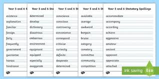Dont panic , printable and downloadable free fall handwriting practice sentences md free and paid products we have created for you. Year 5 And 6 Statutory Spellings Handwriting Practice
