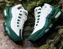 Nike Air Max 95 Forest Green White Nike Air Max 95 Air Max Sneakers Air Max