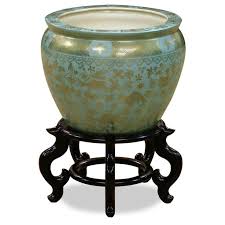 The inside of the bowl is painted with goldfish.we have four sizes to choose from 8 10 12 and 14 diameters for your planting or display needs. 140 Chinese Fishbowls And Planters Ideas Fish Bowl Planters Oriental Decor