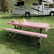 Table Cover Padded Bench Cushions Direcsource Ltd 69050 Picnic Supplies Camping World Picnic Table Covers Picnic Table Bench Padded Bench