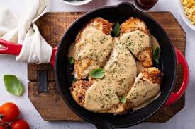 Filets De Poulet A La Moutarde Une Recette De Poulet Toute Simple Mais Qui Change Filet Poulet Recette Filet De Poulet Poulet