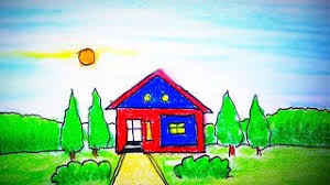 Menggambar dan mewarnai rumah untuk anak sd sekolah dasar. Gambar Rumah Untuk Anak Sd Kelas 1 Rifanfajrin Com