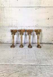 Furniture Legs 4 Brass Furniture Legs Brass Legs Short Furniture Legs Furniture Feet Gold Furniture Leg Brass Furniture Legs Fantastic Furniture Furniture Legs