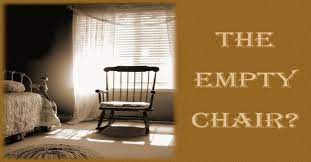 the empty chair the empty chair chair finding peace