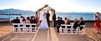 Plan your dream wedding in lake tahoe california. Lake Tahoe Wedding Venue Toes In The Sand Lake Front Wedding