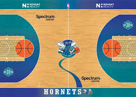 The charlotte hornets unveiled the rebranded time warner cable arena court design. Hornets Unveil Design Of Classic Court To Be Used In 2018 19 Charlotte Hornets