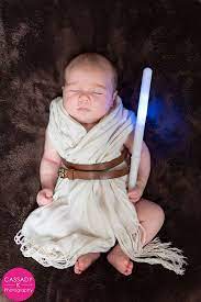 Star Wars Rey Outfit During Baby Girl Newborn Session Baby Girl Newborn Newborn Session Newborn Portrait