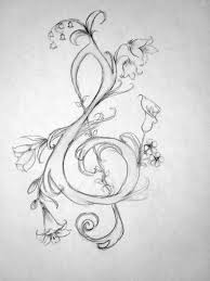 How To Draw A Treble Clef Step By Step Instructions Music Painting Music Drawings Easy Drawings