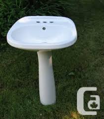 mancesa white pedestal sink for sale