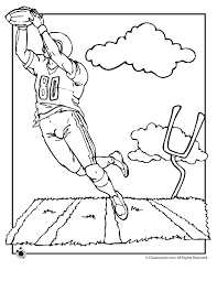 Football in goal post coloring page. Pin On Coloring Pages