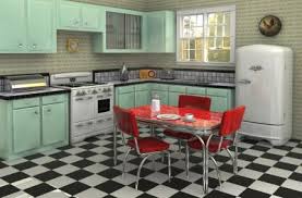 how to decorate a 50s style kitchen