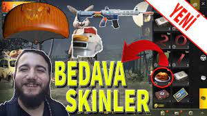 Bedava Silah Ve Parasut Skinleri Pubg Mobile Bedava Skin Alma Ozel Etkinlik Youtube
