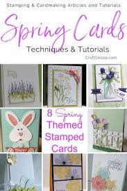 All you have to do is take your fingers ( not including your thumb ) and then put your thumb on the other side in the. 8 Spring Inspired Handmade Cards Stamping