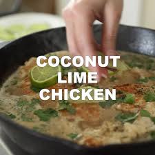 Red pepper flakes, fresh cilantro, wedge of lime. Coconut Lime Chicken Paleo Whole30 Keto The Real Simple Good Life