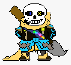 Mi pixel art de ink sans undertale español amino. Ink Sans Sprite Png Download Ink Sans Pixel Art Transparent Png Kindpng