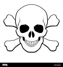 Skull cross bones tattoo Cut Out Stock Images & Pictures - Alamy