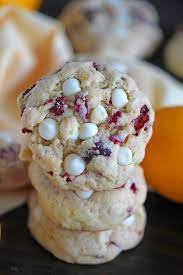 White Chocolate Lemon Raspberry Cookies Recipe Raspberry Cookies Raspberry Cookie Recipes Lemon Desserts Easy